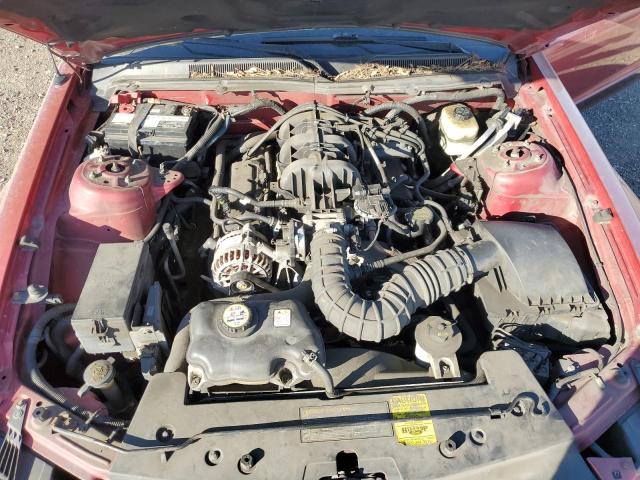 1ZVFT80NX65237793 - 2006 FORD MUSTANG RED photo 11