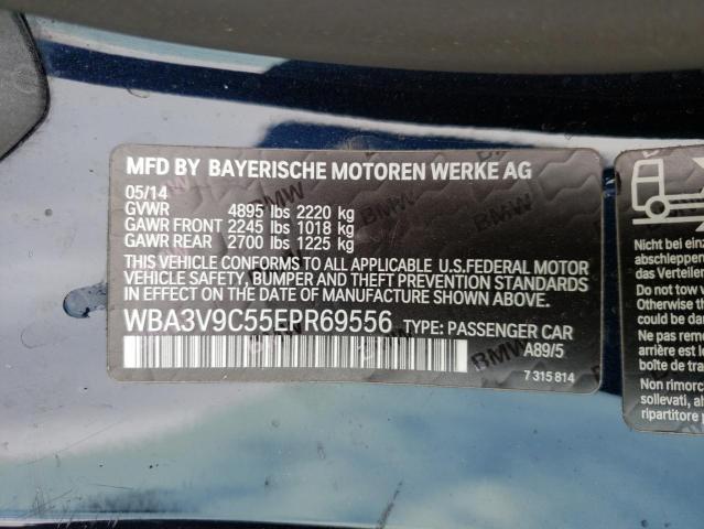 WBA3V9C55EPR69556 - 2014 BMW 428 XI BLUE photo 12