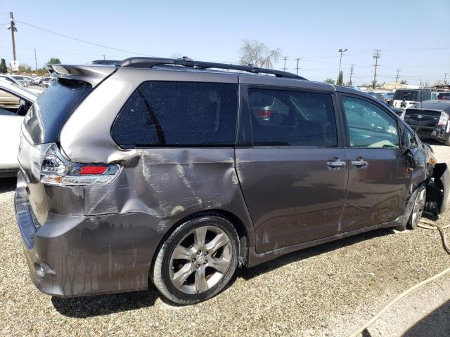 5TDXK3DC8ES519882 - 2014 TOYOTA SIENNA SPORT GRAY photo 3