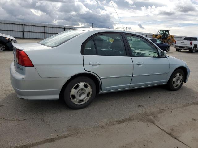 JHMES96685S016408 - 2005 HONDA CIVIC HYBRID BLUE photo 3