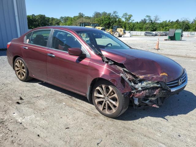 1HGCR2F54EA292546 - 2014 HONDA ACCORD SPORT BURGUNDY photo 4