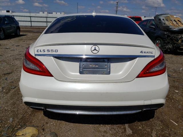 WDDLJ9BB8CA050209 - 2012 MERCEDES-BENZ CLS 550 4MATIC WHITE photo 6