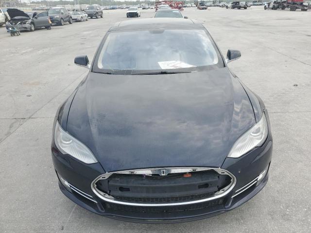 5YJSA1H12EFP37377 - 2014 TESLA MODEL S BLUE photo 5