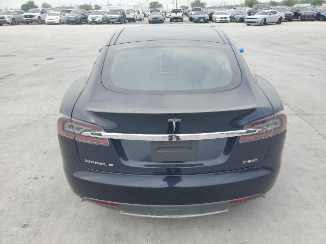 5YJSA1H12EFP37377 - 2014 TESLA MODEL S ლურჯი ფოტო 6