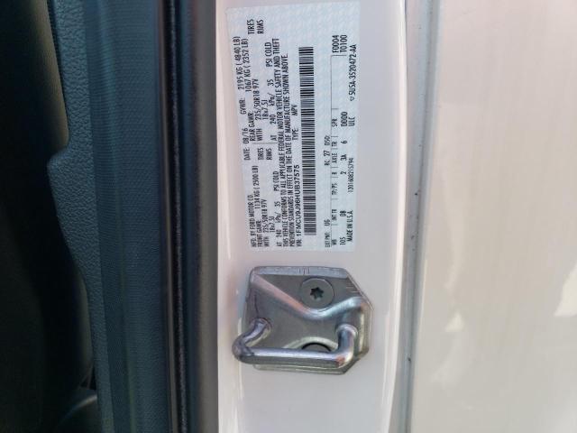 1FMCU9J96HUB37575 - 2017 FORD ESCAPE TITANIUM WHITE photo 13