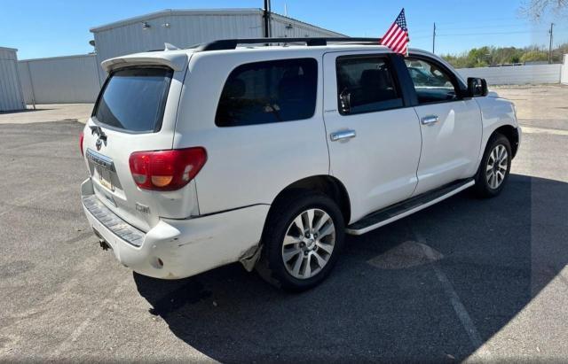 5TDKY5G15AS027349 - 2010 TOYOTA SEQUOIA LIMITED WHITE photo 4