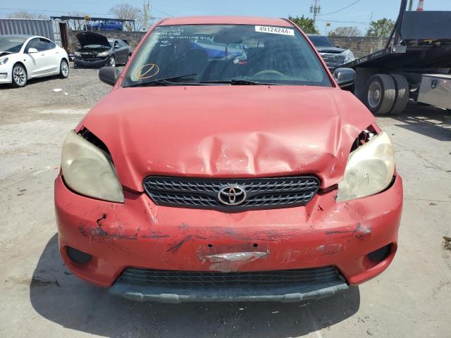 2T1KR32E68C713737 - 2008 TOYOTA COROLLA MA XR RED photo 5
