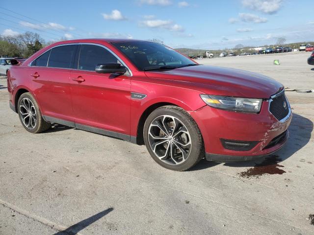 1FAHP2KT0FG101997 - 2015 FORD TAURUS SHO BURGUNDY photo 4