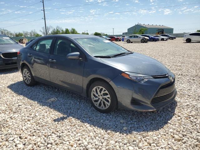 5YFBURHE3KP910476 - 2019 TOYOTA COROLLA L GRAY photo 4