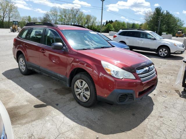 4S4BRCAC5D3303199 - 2013 SUBARU OUTBACK 2.5I RED photo 4