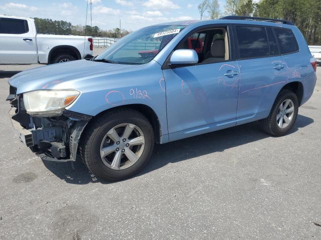 JTEZA3EH6A2011736 - 2010 TOYOTA HIGHLANDER BLUE photo 1