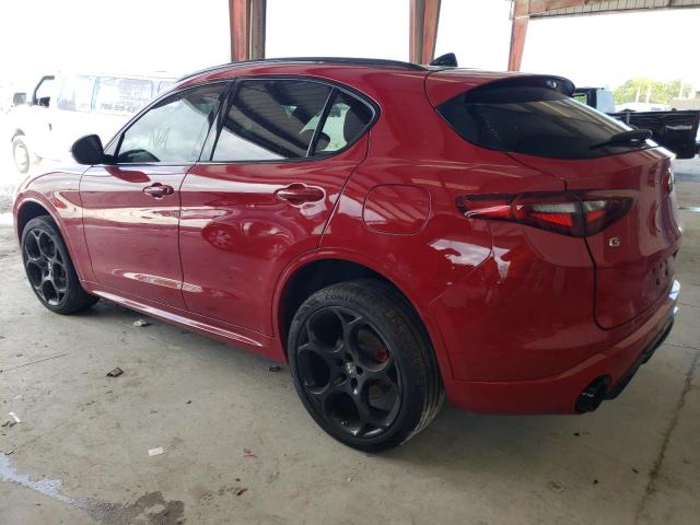 ZASPAKBN7N7D25119 - 2022 ALFA ROMEO STELVIO TI RED photo 2