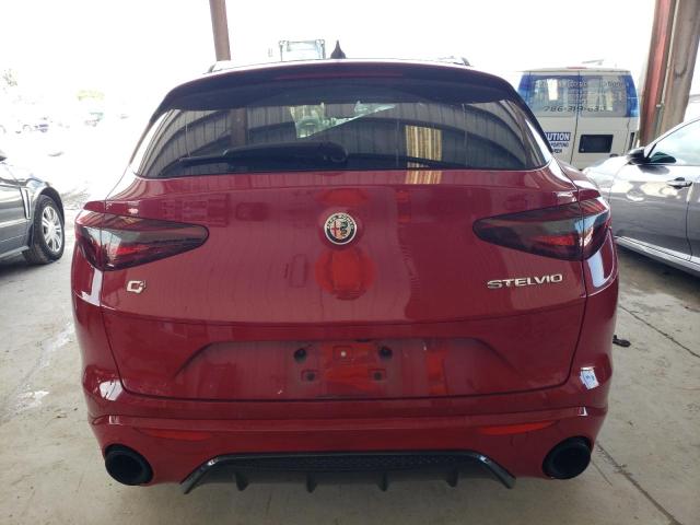 ZASPAKBN7N7D25119 - 2022 ALFA ROMEO STELVIO TI RED photo 6