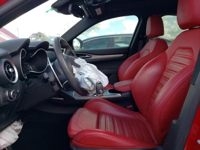 ZASPAKBN7N7D25119 - 2022 ALFA ROMEO STELVIO TI RED photo 7