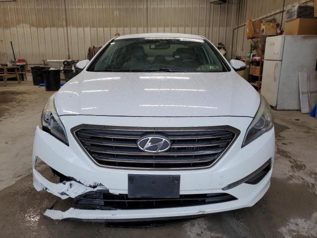 5NPE24AA8FH131316 - 2015 HYUNDAI SONATA ECO WHITE photo 5