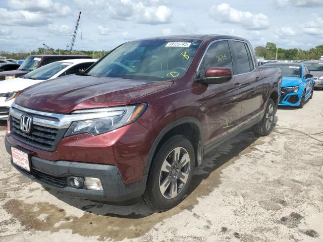 5FPYK3F67JB011372 - 2018 HONDA RIDGELINE RTL MAROON photo 1