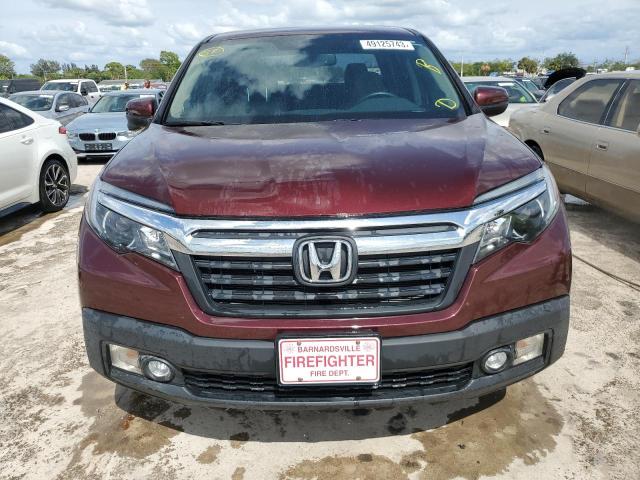 5FPYK3F67JB011372 - 2018 HONDA RIDGELINE RTL MAROON photo 5