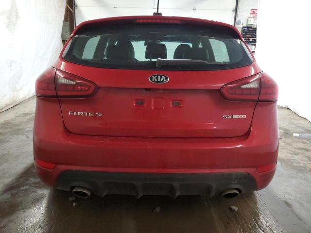 3KPFN5A33HE058902 - 2017 KIA FORTE EX RED photo 6