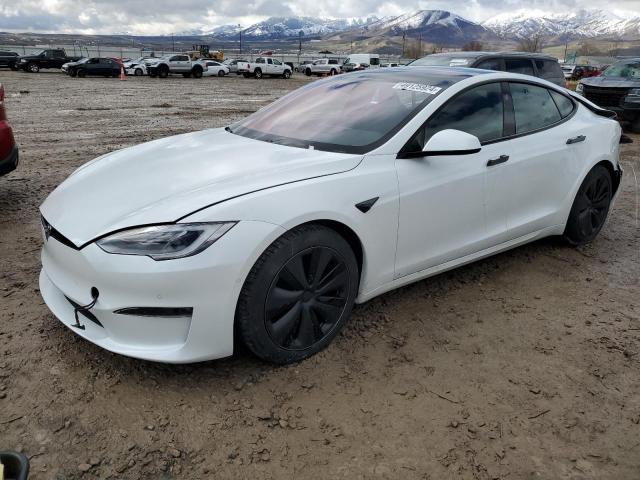 5YJSA1E50MF439741 - 2021 TESLA MODEL S Ağ foto 1
