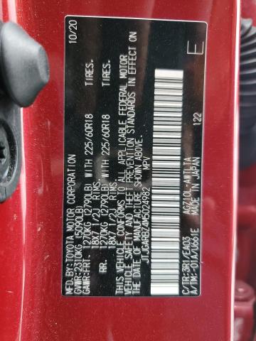 JTJGARBZ4M5024982 - 2021 LEXUS NX 300 BASE 红色 照片 13