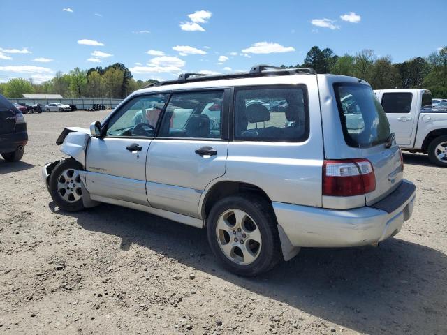 JF1SF65602H722716 - 2002 SUBARU FORESTER S ვერცხლისფერი ფოტო 2