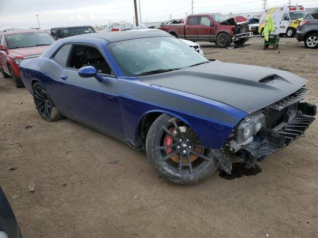 2C3CDZFJ9MH526767 - 2021 DODGE CHALLENGER R/T SCAT PACK BLUE photo 4