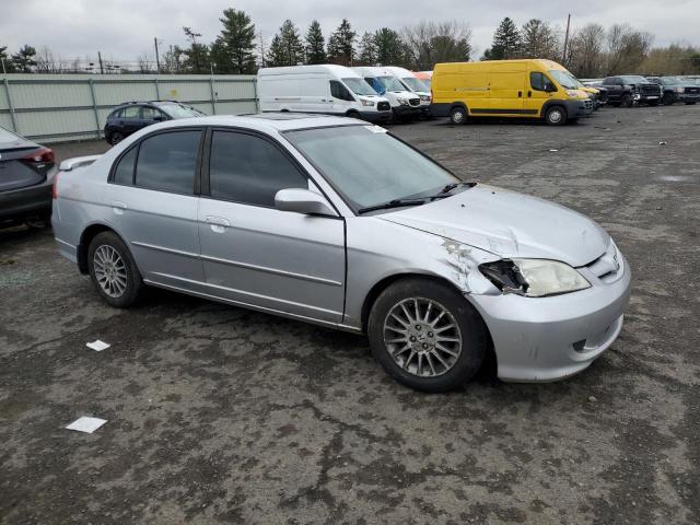 2HGES26705H549489 - 2005 HONDA CIVIC EX SILVER photo 4