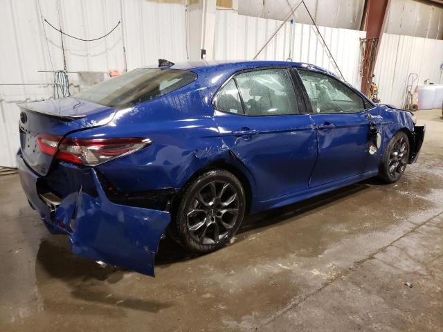 4T1G11BK0RU123850 - 2024 TOYOTA CAMRY SE NIGHT SHADE BLUE photo 3