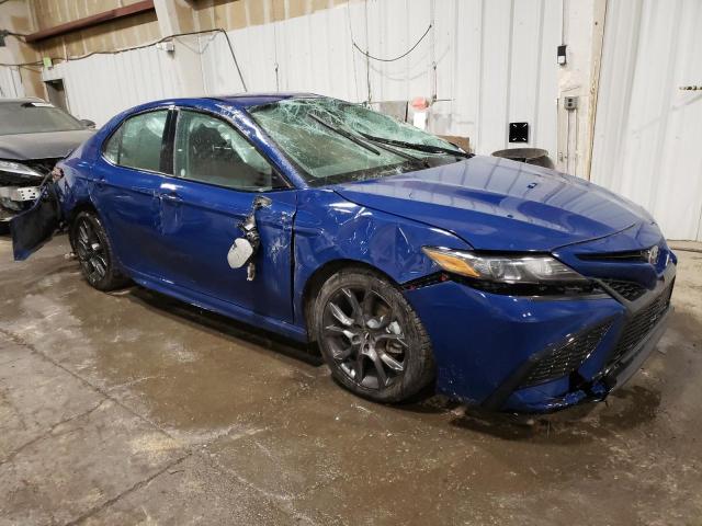 4T1G11BK0RU123850 - 2024 TOYOTA CAMRY SE NIGHT SHADE BLUE photo 4