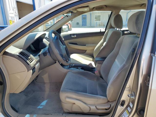 3HGCM56497G700681 - 2007 HONDA ACCORD LX TAN photo 7