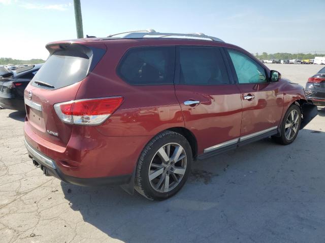 5N1AR2MN6DC615874 - 2013 NISSAN PATHFINDER S RED photo 3