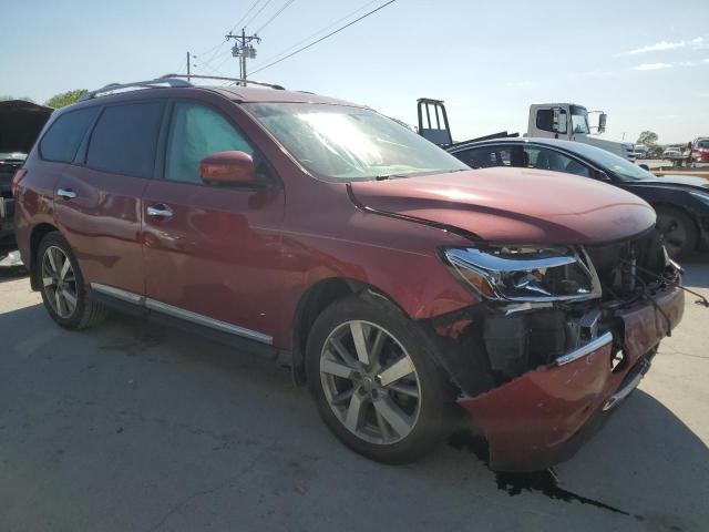 5N1AR2MN6DC615874 - 2013 NISSAN PATHFINDER S RED photo 4
