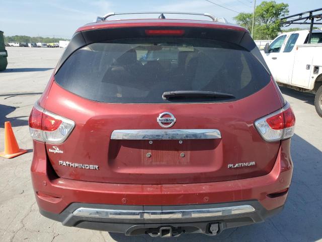 5N1AR2MN6DC615874 - 2013 NISSAN PATHFINDER S RED photo 6