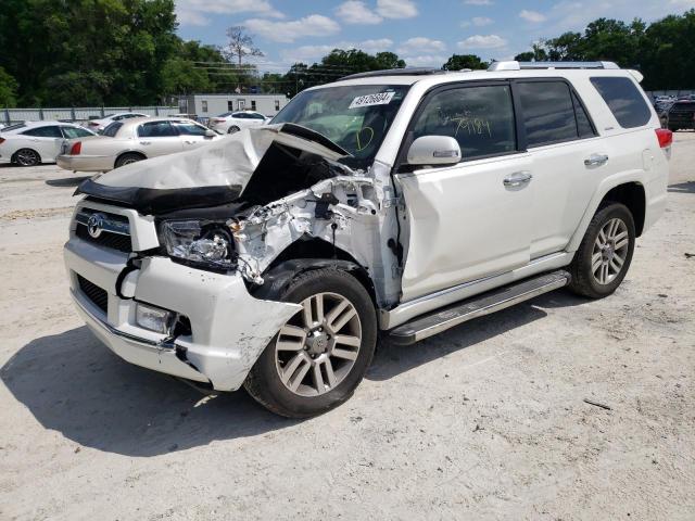 JTEBU5JR6D5132692 - 2013 TOYOTA 4RUNNER SR5 WHITE photo 1