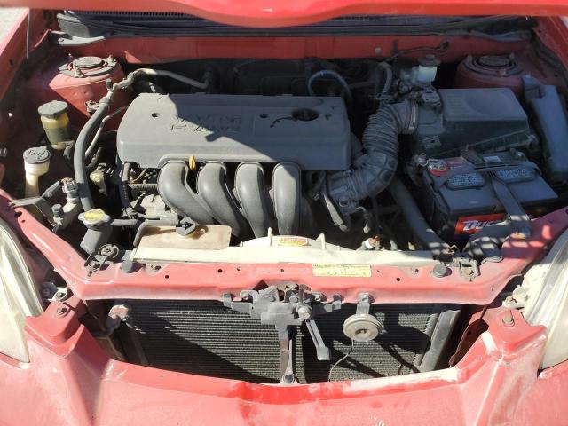 2T1KR32E96C567167 - 2006 TOYOTA COROLLA MA XR RED photo 11