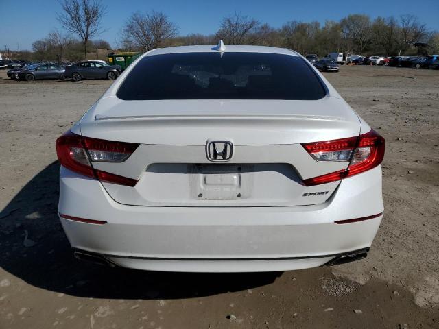 1HGCV1F37KA046901 - 2019 HONDA ACCORD SPORT WHITE photo 6