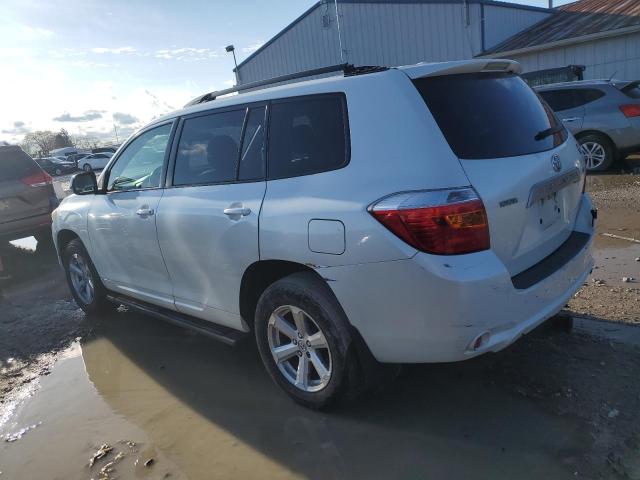 JTEES41AX92134834 - 2009 TOYOTA HIGHLANDER WHITE photo 2