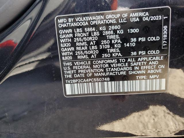 1V2BP2CA4PC550748 - 2023 VOLKSWAGEN ATLAS SEL Qara foto 13