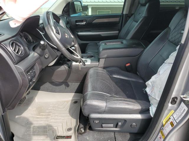 5TFAW5F19EX374797 - 2014 TOYOTA TUNDRA CREWMAX PLATINUM Silber Foto 7