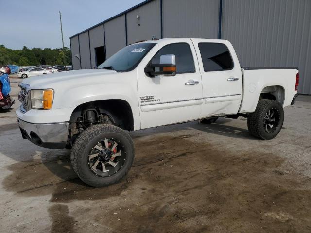 3GTP1VE08CG125474 - 2012 GMC SIERRA C1500 SLE WHITE photo 1