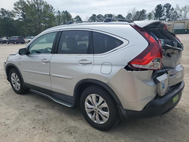 2HKRM3H72DH503374 - 2013 HONDA CR-V EXL SILVER photo 2