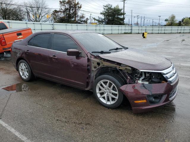 3FAHP0JA8CR229400 - 2012 FORD FUSION SEL BURGUNDY photo 4