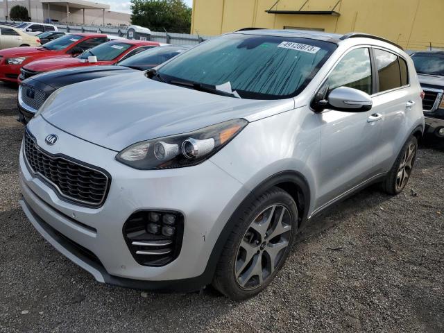 KNDPR3A64J7323887 - 2018 KIA SPORTAGE SX SILVER photo 1