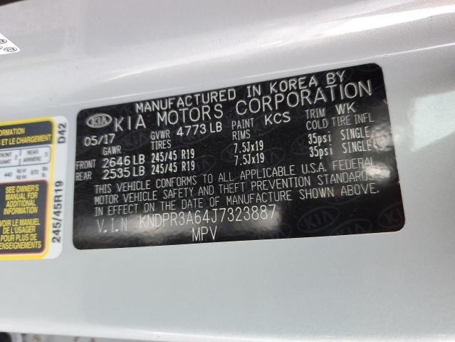 KNDPR3A64J7323887 - 2018 KIA SPORTAGE SX SILVER photo 13