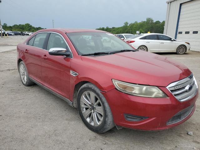 1FAHP2FW3AG135185 - 2010 FORD TAURUS LIMITED RED photo 4