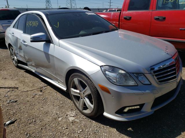 WDDHF9AB3BA348268 - 2011 MERCEDES-BENZ E 550 4MATIC SILVER photo 1