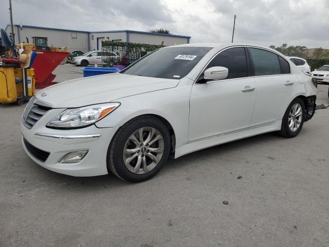 KMHGC4DD9DU240457 - 2013 HYUNDAI GENESIS 3.8L WHITE photo 1