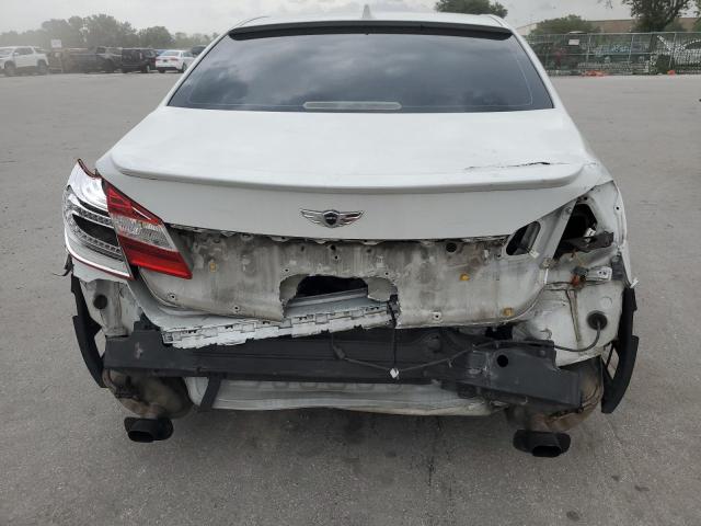 KMHGC4DD9DU240457 - 2013 HYUNDAI GENESIS 3.8L WHITE photo 6