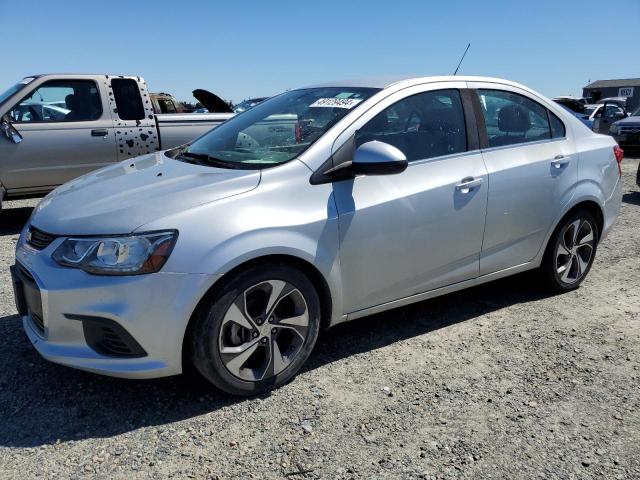 1G1JF5SB5J4104999 - 2018 CHEVROLET SONIC PREMIER SILVER photo 1