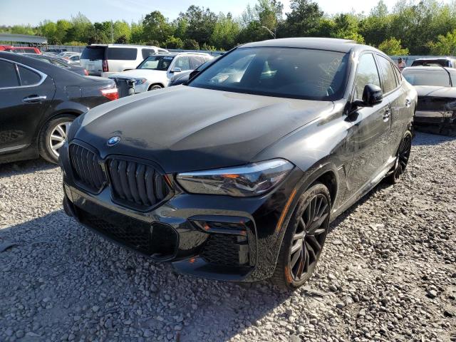 5UXCY6C04N9J91587 - 2022 BMW X6 XDRIVE40I BLACK photo 1